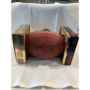 Trent Edwards NFL Authentic Game Ball Buffalo Bills